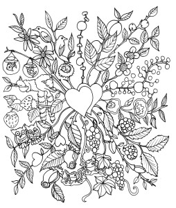 FreeColoringPage1A_HeartsAndVines